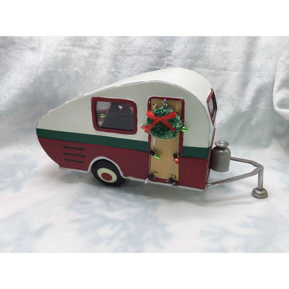 Retro Christmas Decor Airstream Camper - Picture 3 of 8